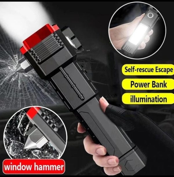 Multifunctional 8 in 1 Portable Ultra Bright Torch (Imported)