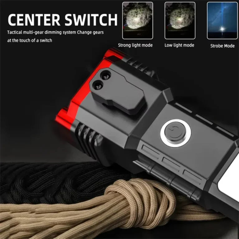 Multifunctional 8 in 1 Portable Ultra Bright Torch (Imported)
