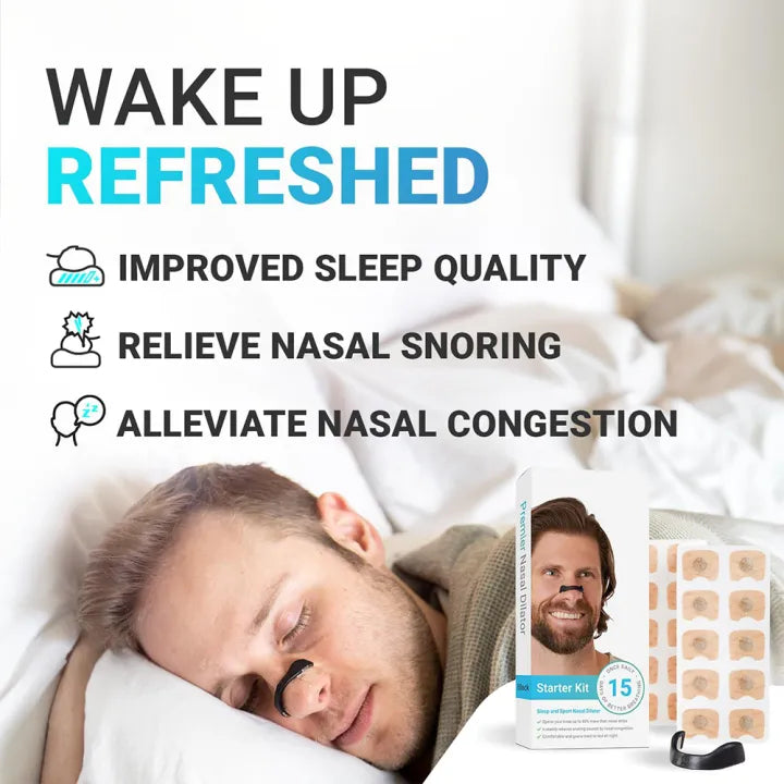 Nasal Breathing Dilator Anti-Snoring Strips Kit