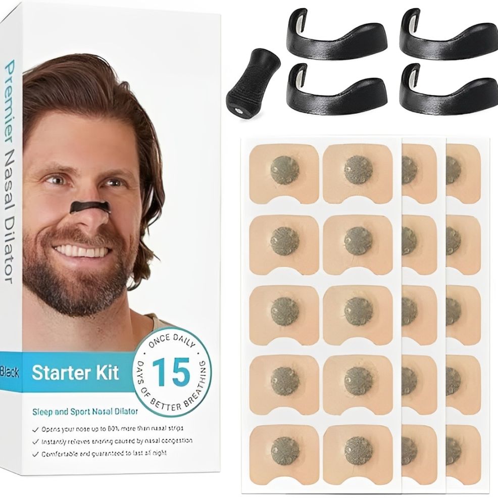 Nasal Breathing Dilator Anti-Snoring Strips Kit