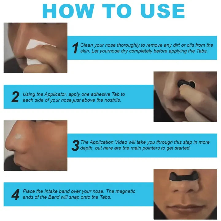 Nasal Breathing Dilator Anti-Snoring Strips Kit