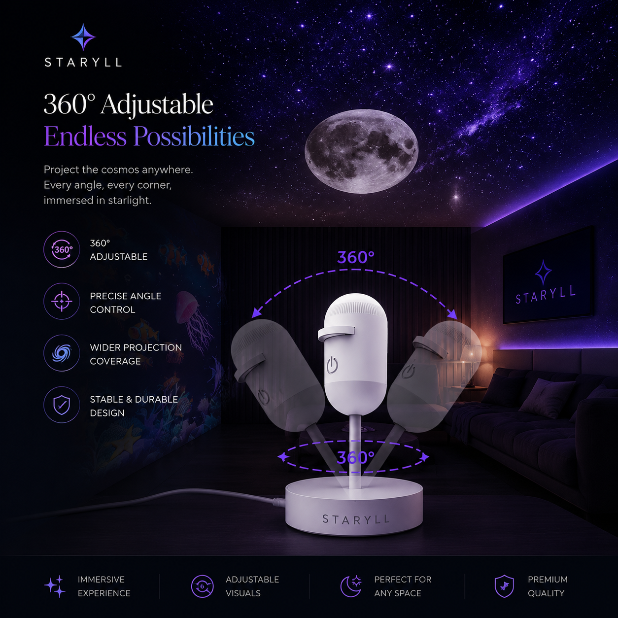 Aurora Projection Lamp